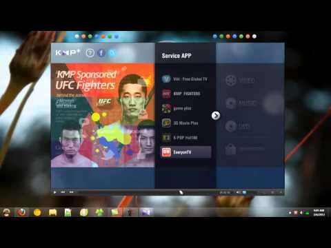 how to apply kmplayer skins