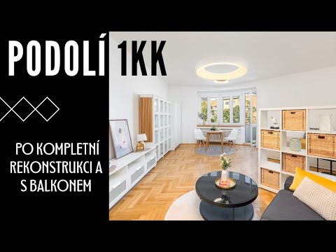 Video Prodej bytu 1+kk 39 m² s balkonem | Praha - Podolí
