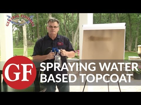 how to spray pu paint