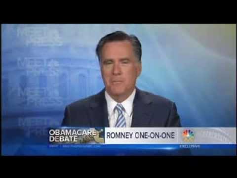 mitt romney - 11/3/13 - 2012 Republican presidential candidate Mitt Romney spoke to Meet the Press' David Gregory and pushed back against President Barack Obama's comparis...