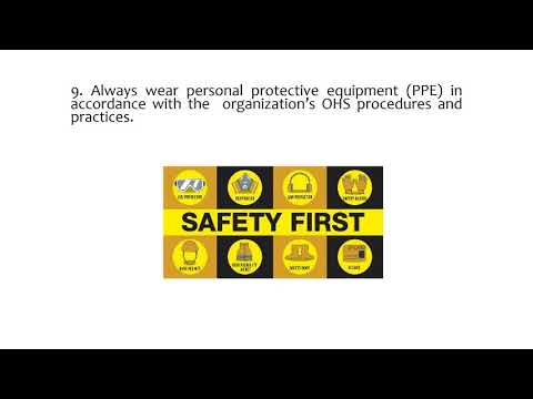 Occupational Health & Safety Procedures (OHS)| Computer Systems Servicing NCII