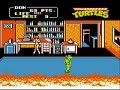 part 1 of tmnt ii for the nes. yes, i know a side-scrolling beat-em-up isn't exactly the most difficult game, but i played it, i recorded it, i may as well make a walkthrough of it. we begin with a run through a burning building, and a regular old new york street. commentary: 0:14 - i use donatello because...well, i can. despite popular rumor, all four turtles are identical in this game. 0:30 - i used the 10-life code. in case you're curious, it's u,r,r,d,d,d,l,l,l,l,b,a,start. also, we start right off with the normal foots. they use standard punches and jumpkicks (and the occasional choke-hold) to fight. in general, foot soldiers of all types should be dealt with using the special attack (a+b) or with two jumpkicks. there will never be more than 3 foots on the screen at one time, and in a 2-player game, more will show up. for the record, the fire down there doesn't hurt you. 0:46 - sometimes normal foots get shriuken. it's not an issue, usually. 0:56 - get used to this. enemies will pop out of doors, windows, the floor...from everywhere. this is actually something pretty cool about the game. 1:10 - three things here. first, the iron balls rolling down the steps. just stay out of their way, then walk past after they go. second, knife foots. they stab at you, or throw their knives. nothing special. third, pizza hut sighting #1. this game was one of the first ones to get corporate sponsorship, and they slip in pizza hut signs quite a few times. 2:46 - sword foots. these  ... 