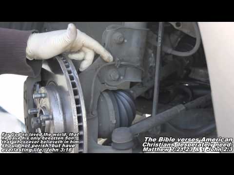 ABS Wheel Speed Sensor Remove & Replace “How to” Nissan Quest