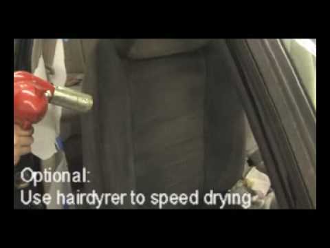how to dye car seats