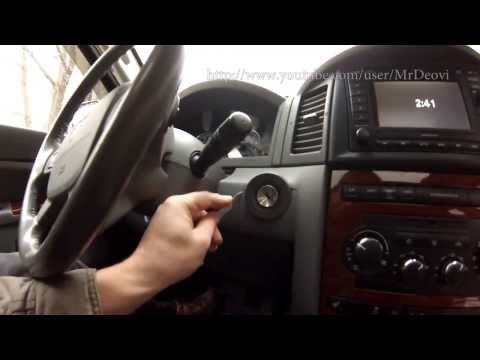 Ignition switch replacement Jeep Grand Cherokee WK / замена контактной группы замка зажигания