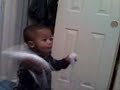 Matthew Boxing on the Wii