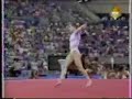 Kerri Strug - 1992 Olympics Team Optionals - Floor Exercise