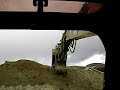 Digging retaining wall footings
