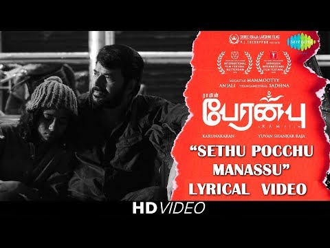 Setthu Pocchu Manasu - Lyrical Video | Peranbu | Mammootty | Yuvan Shankar Raja | Madhu Iyer | Ram