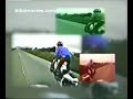 motorcycle crash  nearly fatal warning! graphic content