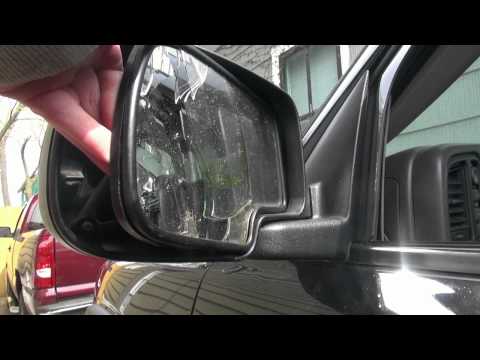 How To Replace The Side Mirror Glass on a 2003 Suburban