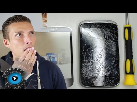 how to repair htc desire c screen