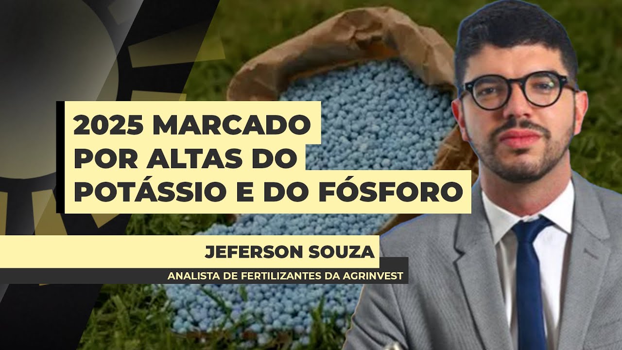 Potássio e fósforo sobem e pioram relações de troca com a soja para o produtor brasileiro