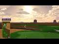 Golden Tee Great Shot on Monument Valley!