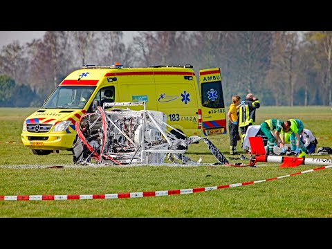 Helikoptercrash Hilversum zorgt voor drie gewonden
