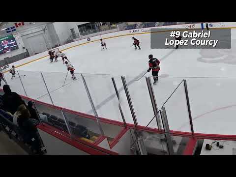 Gabriel Lopez Courcy's Exceptional Puck Carrying and Stunning Assist 🏒✨