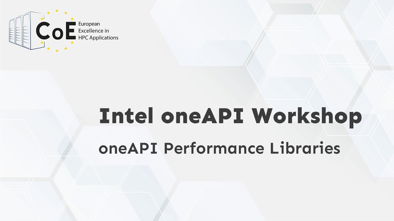 Intel oneAPI Workshop | Performance Libraries