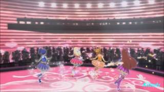 ã€HDã€‘Aikatsu! - episode 73 - Ichigo & Aoi & Ran & Otoma - Happy crescendo - with chan