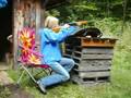 Girl shooting .410 Slugs