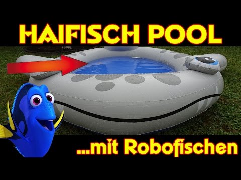 KINDERPOOL SANDY SHARK MIT FINDET DORY ROBOFISCHEN