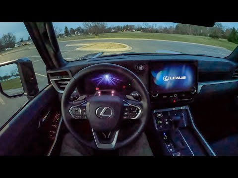 2024 Lexus GX 550 Premium - POV Night Drive (Binaural Audio)