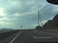 [V0022] 030101 国道499号で野母崎から長崎市街へ向かう途中の角力灘で急坂下りの絶景眺望の岳路海岸へ Japanese country roads; Takero