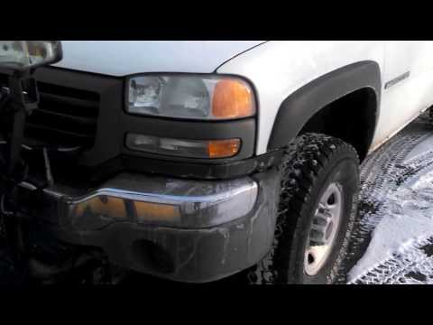 How to repair front airbag sensor on a 03 GMC 2500 HD