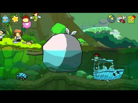 Scribblenauts - Sol Explosivo, Deus Confuso e Nerd Bizarro