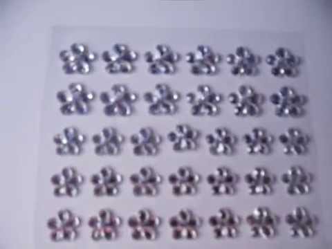 how to use self adhesive rhinestones