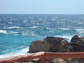Dolfins jumping off the Most West End of the Mexico Isla Mujeres