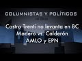 Columnistas y Políticos: Castro Trenti, Madero vs. Calderón, AMLO y EPN