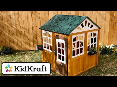 Garden View Outdoor Playhouse Toy demo by KidKraft