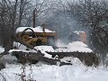 snow start the 1953 international TD20 bulldozer snow start the 1953 international TD20 bulldozer