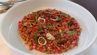 Grünkernsalat mit orientalischer Note nach Fürst Pückler Grünkernsalat mit orientalischer Note nach Fürst Pückler