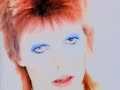montage of various stunning david bowie photos, and footage, taken/shot between 1972-74, documenting the enigma of the slightly insane, adrogynous character ziggy stardust. 

set to a forgotten gem, arguably bowie's most beautiful song 'lady grinning soul' - the final track on the 'aladdin sane' album (1973). just as much as this song reflects bowie's cited inspiration (that of american soul singer claudia lennear), certainly in my opinion this song is just as much about ziggy, him (or indeed her) self. 

'she'll come, she'll go,
she'll lay belief on you...'