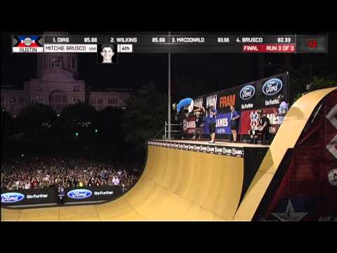 Mitchie Brusco Wins Skate Vert Bronze