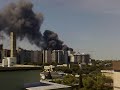 Lo stabilimento Peroni a Bari va a fuoco