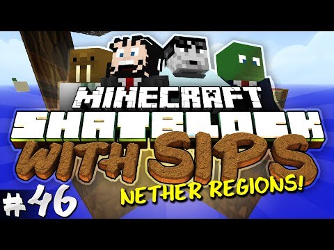 Minecraft: Skyblock with Yogscast Sips #46 - Nether Regions