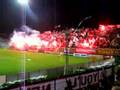 Flagowisko w meczu derbowym na Widzewie