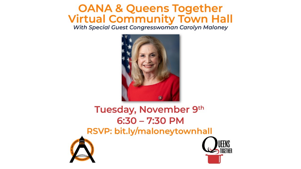 Nov. 9/21 | OANA & QUEENS TOGETHER | VIRTUAL COMMUNITY TOWN HALL