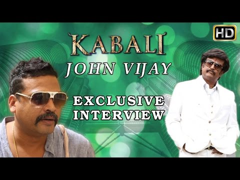 John Vijay says I am not a VILLAIN at home | Kabali Exclusive Interview | Rajinikanth | Pa Ranjith