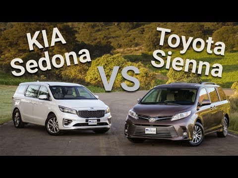 Kia Sedona VS Toyota Sienna - Frente a frente
