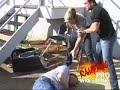 Hot Like Lava Members, Cru Jones and Micah Taylor attack Dr. Gayton in the parking lot.