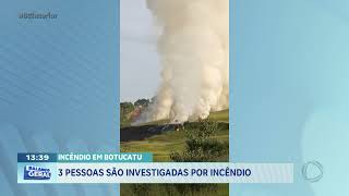 Pederneiras e Botucatu foram atingidas por fogo em área de vegetação