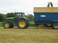 JD 7400, 6920S and 20ft Kane at grass outside galway city