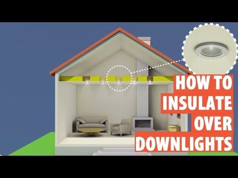 how to fit downlights in a ceiling