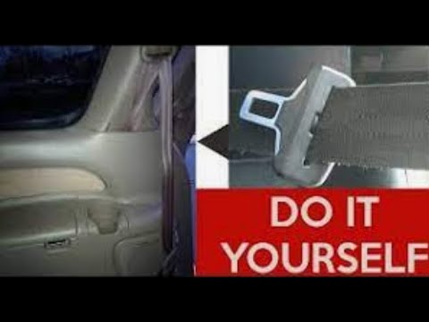 How To Fix Repair a Stuck Seatbelt (Retract Seat Belt Toyota Ford Nissan Honda Dodge Hyundai Kia Car