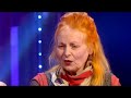 dame vivienne westwood and pamela anderson talk to jonathan ross at the british comedy awards 2009 and get ready to present an award.