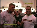 Klaus Riis at FIBO 2008 interviewing Kim Kold