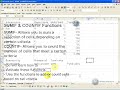SUMIF COUNTIF Excel function